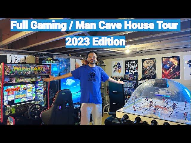 Full Gaming / Man Cave House Tour - Arcade Room, Movie Theater, Board Game Room, Bar Room, + More!