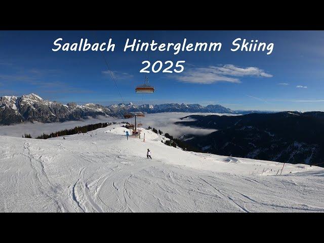 Skiing Saalbach Hinterglemm 2025