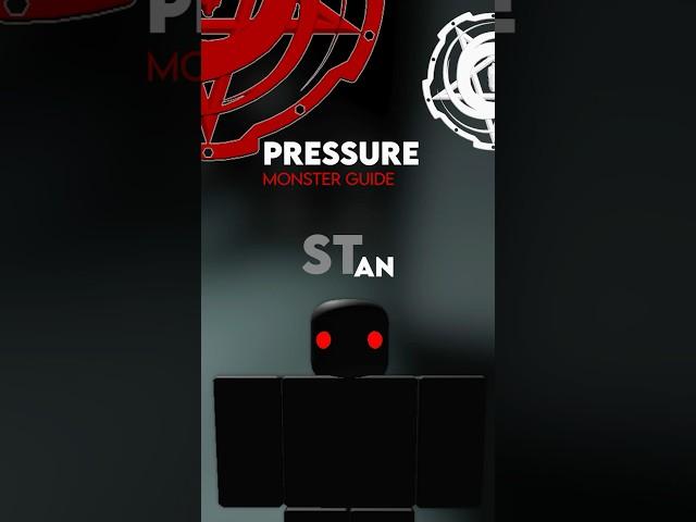 Stan - Pressure Monster Guide #roblox #pressure #shorts