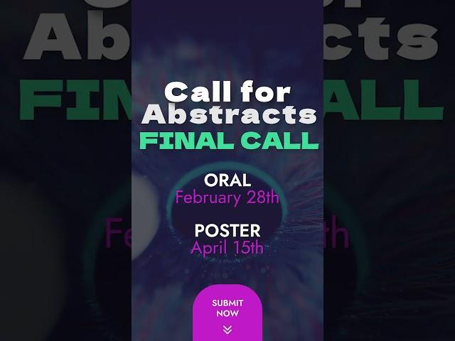  Final Call! Submissions for Longevity Summit Dublin 2025 close February 28