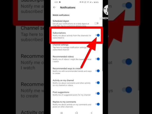off youtube subscription notification ||youtube subscription notification band kare #shorts