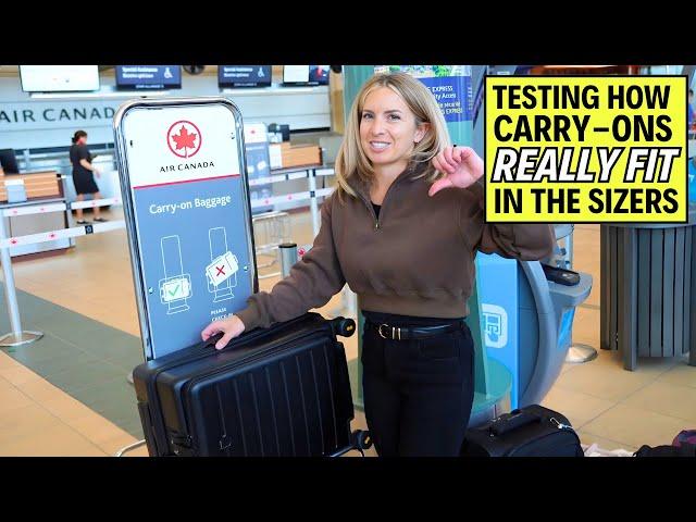 Testing Carry On Luggage at the Airport for the Most Popular Airlines