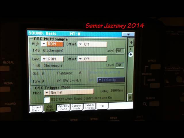 Korg pa3x import KMP file and make it  as a sound