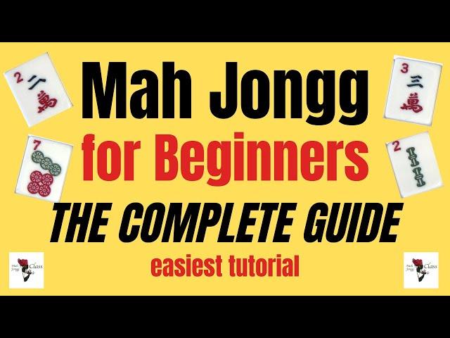 EASIEST Mah Jongg for BEGINNERS tutorial The Complete Guide  American Mah Jongg #mahjong #tutorial