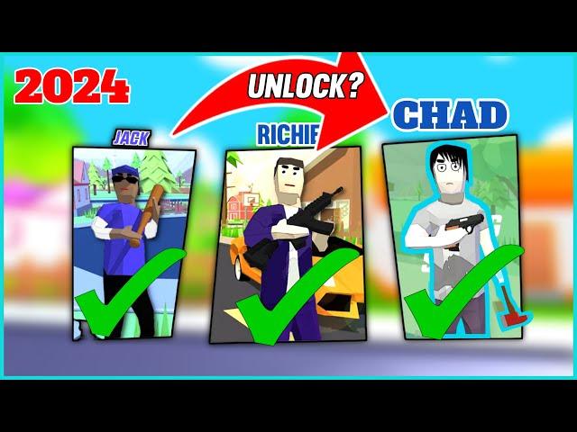 Dude Theft Wars New Update All Characters Unlocked 2024 | CHM JALAL