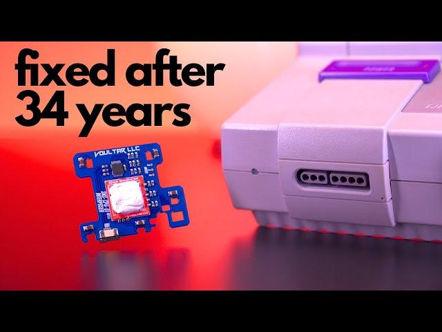 Someone Finally Fixed The Super Nintendo!  | Edge Enhancer Mod