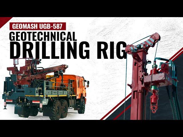 Geomash UGB-587, Geotechnical drilling rig