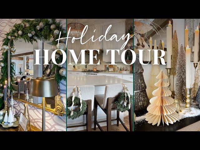 Holiday Home Tour 2023 with Christmas Music || Christmas Decor Inspiration