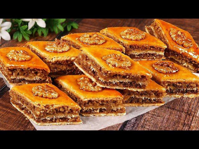 Delicious homemade baklava! Favorite sweet! Get ready every day!