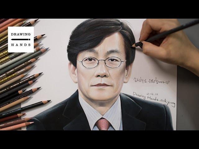 Speed Drawing Anchor - Sohn Suk-hee. [Drawing Hands]