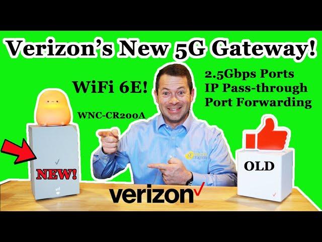  NEW Gateway! - Verizon 5G Home Internet - WNC-CR200A Replaces The Cube