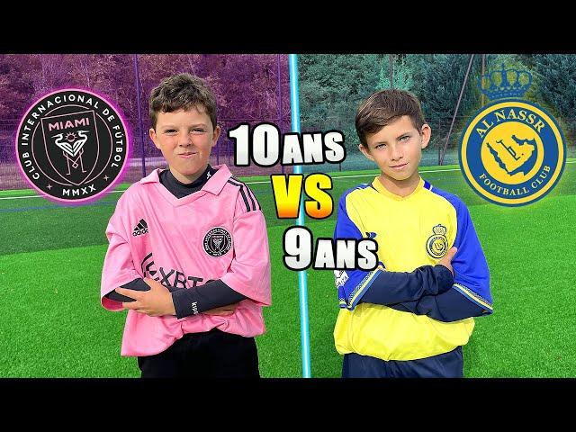 Mini MESSI VS Mini RONALDO ! (Ronaldo met un arc-en-ciel à messi)