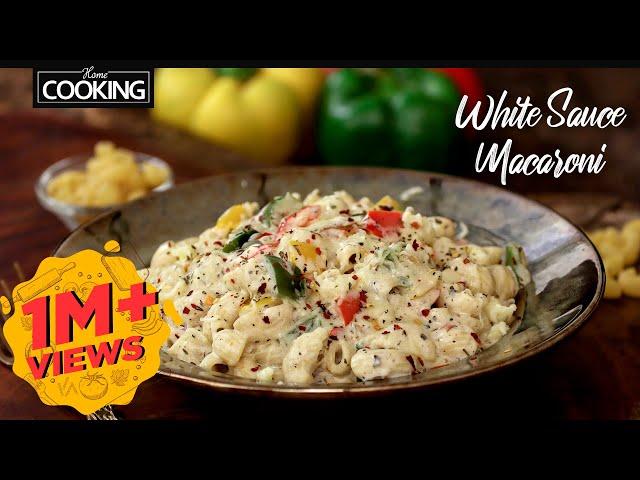 Cheesy White Sauce Macaroni | Dinner Recipes | Kids Recipes | White Sauce Pasta Recipe