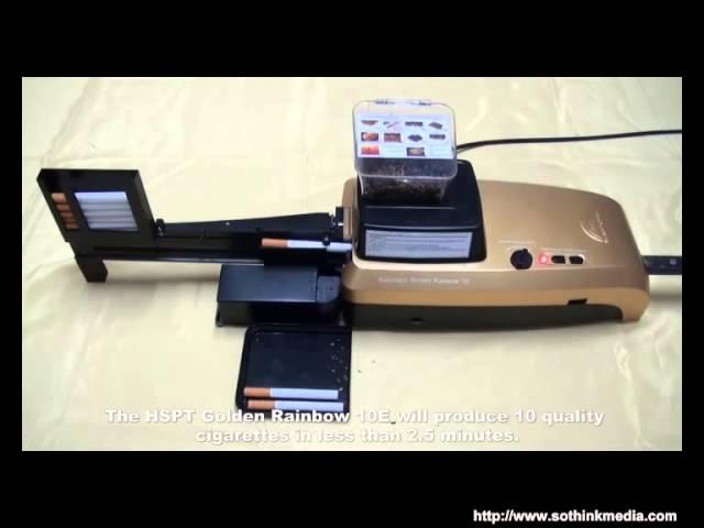 HSPT Golden Rainbow Automatic Cigarette Rolling Machine Fastest Cigarette Roller on the market