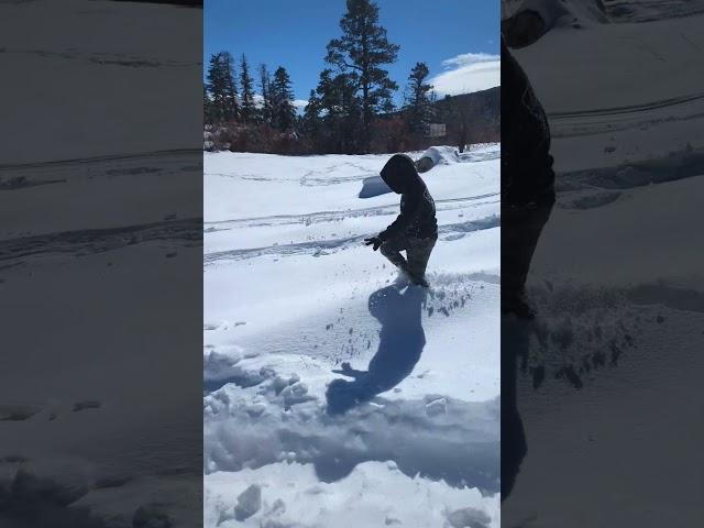 Went to the Sandia Crest the other day. Beautiful up there. Very deep snow. Very soft too