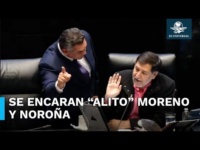 Noroña y Alito protagonizan encontronazo en el Senado