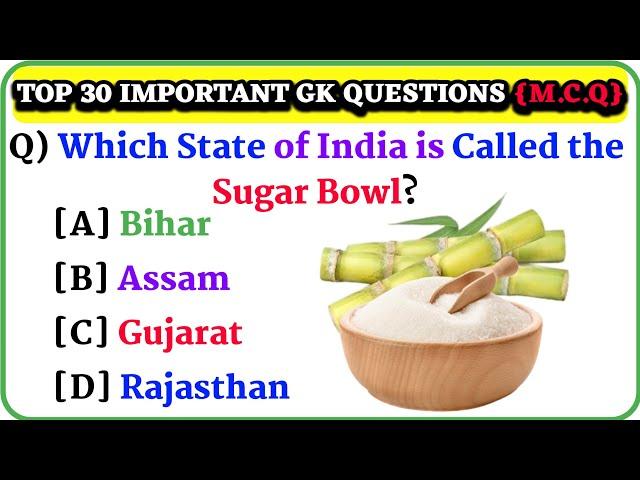 Top 30 Important GK Questions And Answers l GK Question l GK In English l GK Quiz l Knowledge Vista