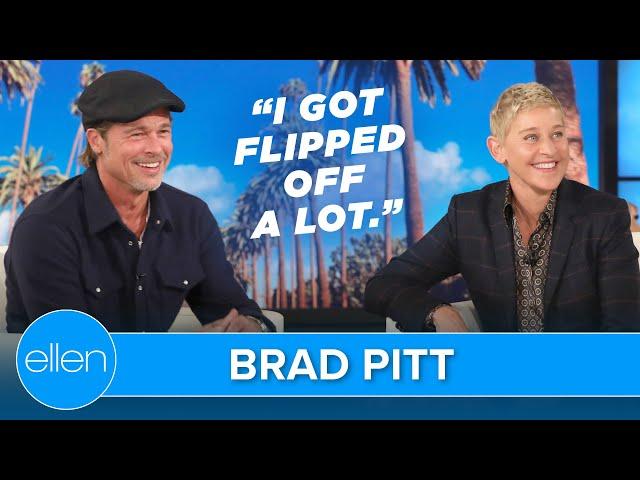 Brad Pitt Goes From Audience Member to Guest in This ‘Ellen’ Interview