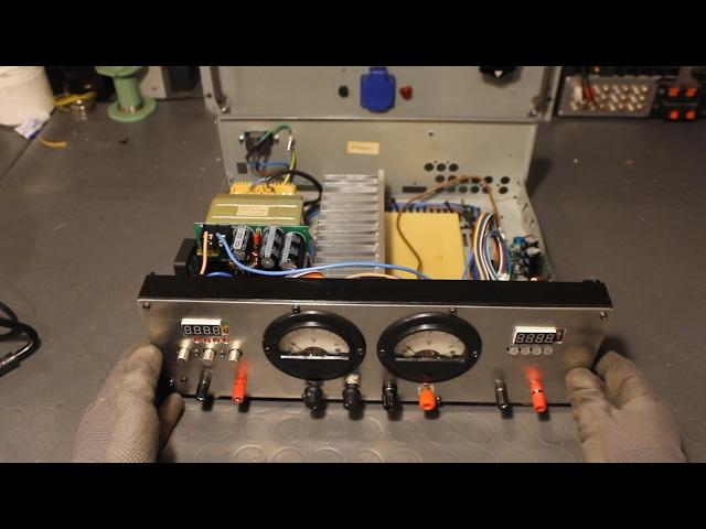 Lab Power Supply from Broken Audio Amp + Buck and Boost Converters