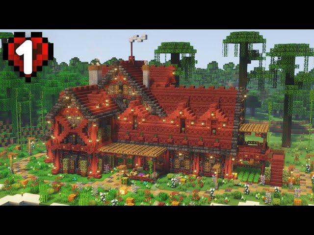 Minecraft Hardcore Let's Play: Mangrove Survival House! Episode 1 (1.19/1.20)