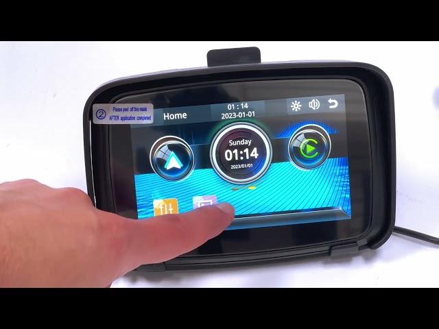 Accessory International Motorcycle CarPlay / Android Auto Tablet