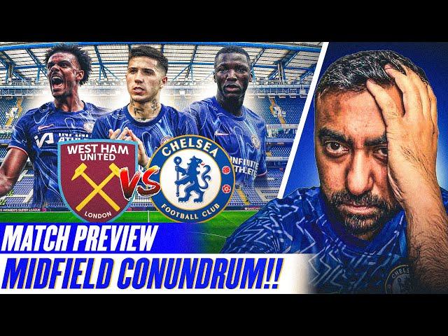 Enzo Fernandez NEEDS To Be DROPPED!! Nkunku NEEDS To START!! West Ham vs Chelsea MATCH PREVIEW