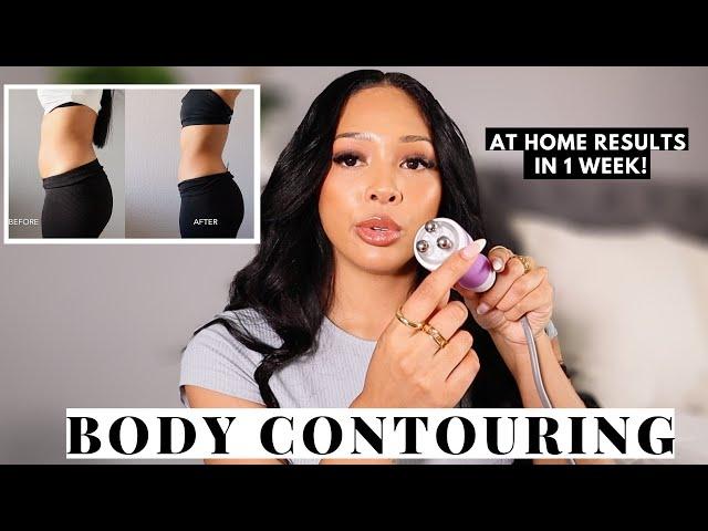 *HONEST REVIEW* AT HOME BODY CONTOURING MACHINE + BEFORE AND AFTER!!