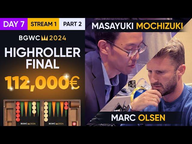 Backgammon World Championship 2024 - €7500 High Roller - FINAL