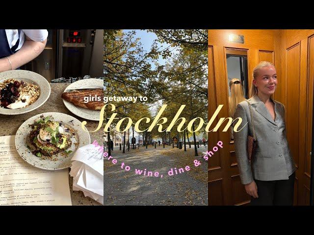 your sign to book a girls weekend getaway | 48hrs in Stockholm - where to wine, dine & vintage shop