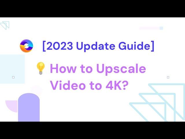 UniFab |  How to Upscale 1080P Videos to 4K with UniFab Video Enlarger AI 