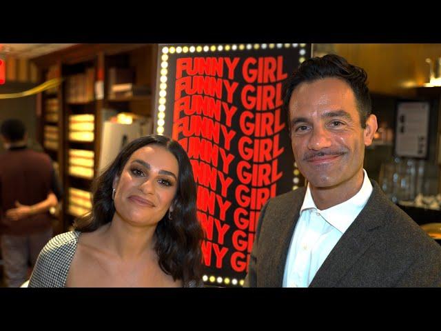 Watch Funny Girl’s Lea Michele, Tovah Feldshuh, Ramin Karimloo, and Jared Grimes Meet the Press