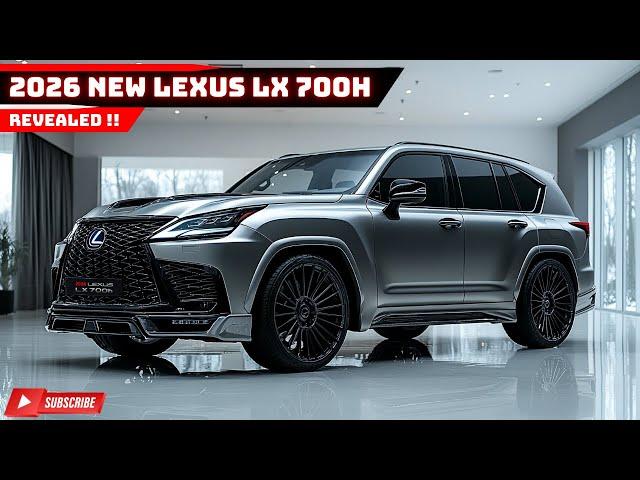 2026 Lexus LX 700h: Unveiled! First Look at the Hybrid Luxury Beast That Redefines SUV Performance.