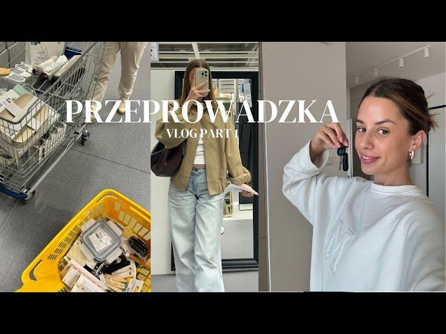 PRZEPROWADZAM SIĘ / moving vlog  / zakupy Ikea, mieszkanie, life update