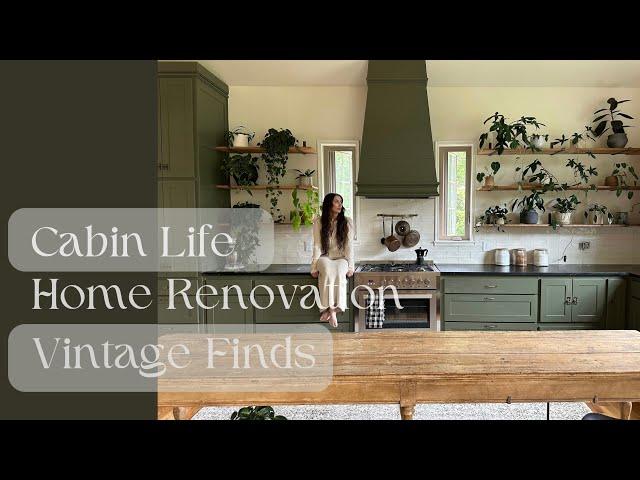 An after you will have to see to believe | Living Room Renovations | Life in a Cabin | Antiquing