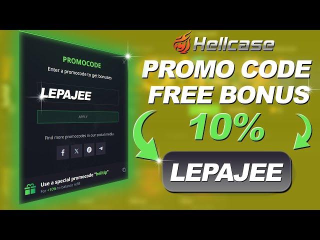 Hellcase Promo Code 2025 | Free Skins & Bonus Balance [Exclusive Codes]