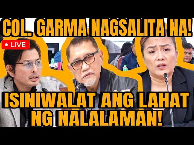 COL.ROYINA GARMA ISINIWALAT ANG LAHAT NG NALALAMAN, REP. DAN FERNANDEZ MAY BABALA!