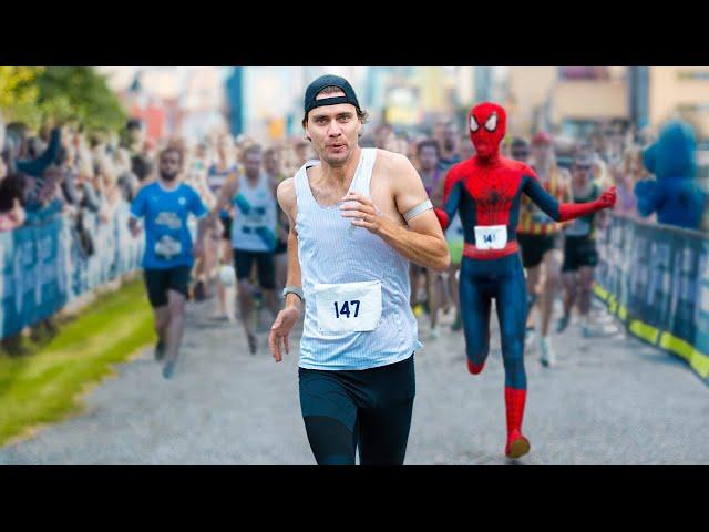 I Tried to Win a 5k Against Spiderman