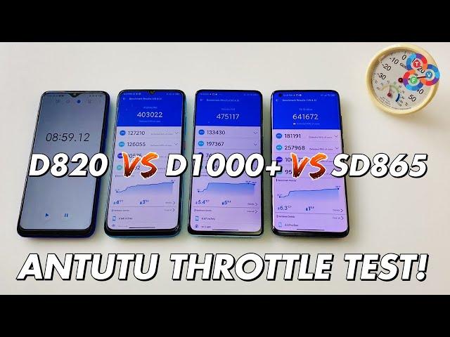 Mi 10 Ultra vs K30 Ultra vs 10X Pro - ONE HOUR ANTUTU THROTTLE TEST!