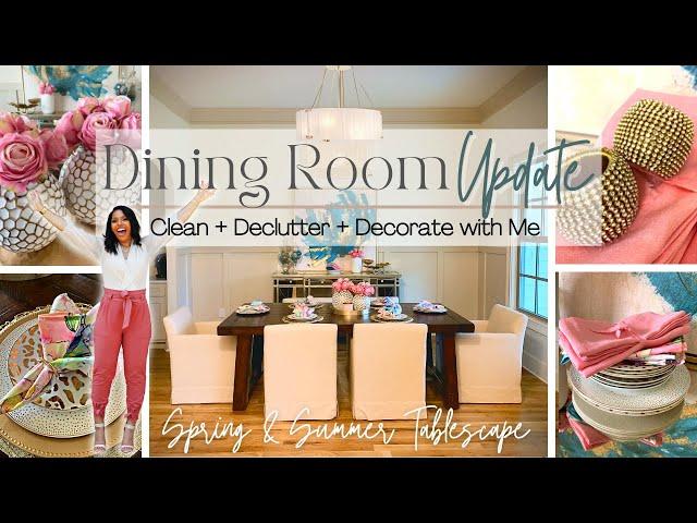 Home Update | Clean + Declutter + Decorate w/Me | Spring + Summer Decor |New Construction Home