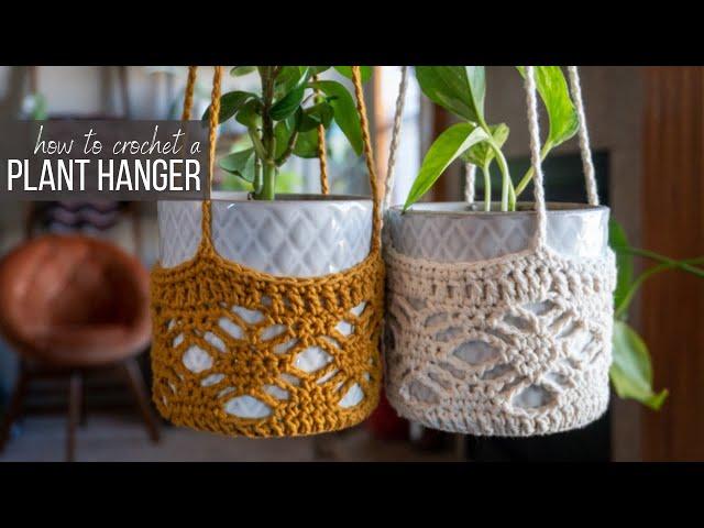 Crochet Plant Hanger Companion Video