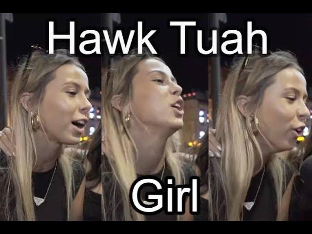 Who is the Hawk Tuah Girl Meme - This girls interview broke the internet