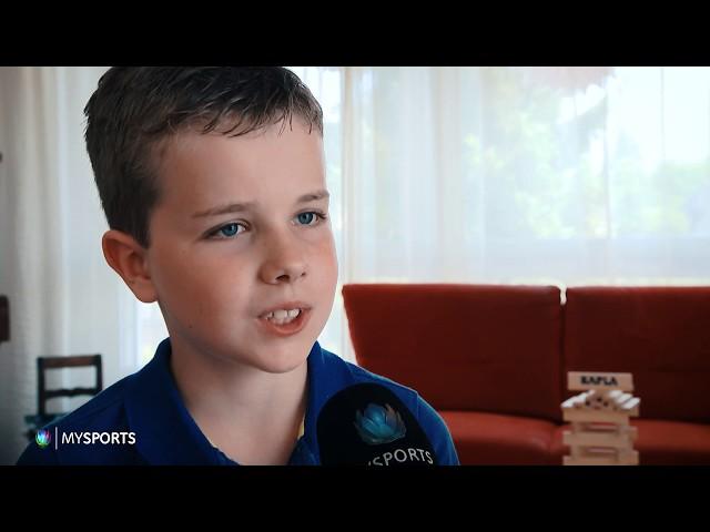 Zürich E-Prix: Grid Kid Raphael Rechsteiner vor dem Rennen