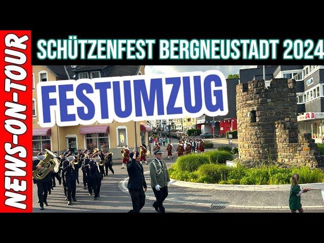 Traditioneller Festzug der Schützen in Bergneustadt - 18.05.2024