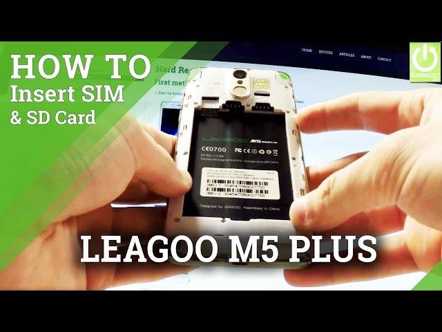 How to Set UP SIM and SD Card in LEAGOO M5 Plus