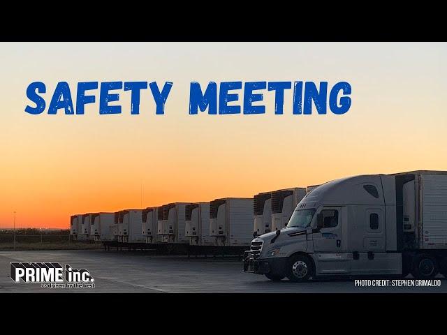 Safety Meeting 9/6/2024