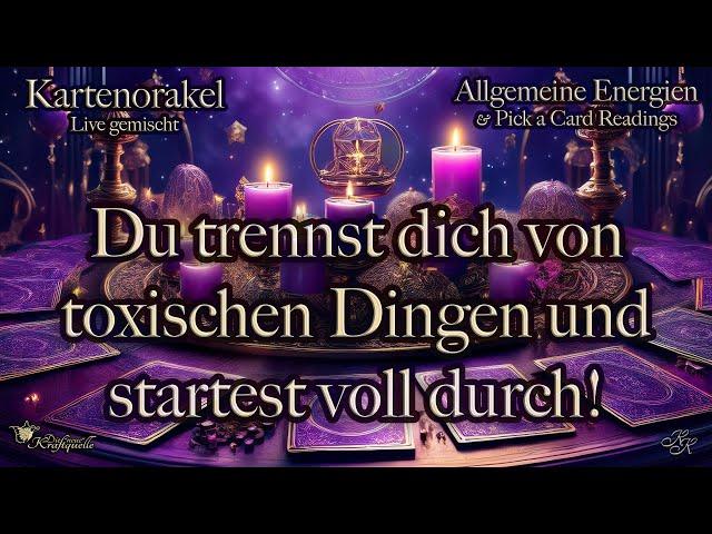  Du trennst dich von toxischen Dingen und startest voll durch!  #tarot #orakel  