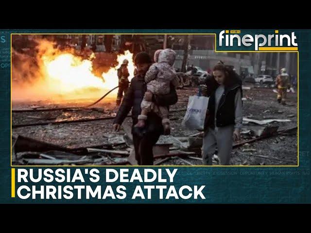 Russia-Ukraine War: 170 Russian Missiles & Drones Pound Ukraine Powergrid On Christmas | Fineprint