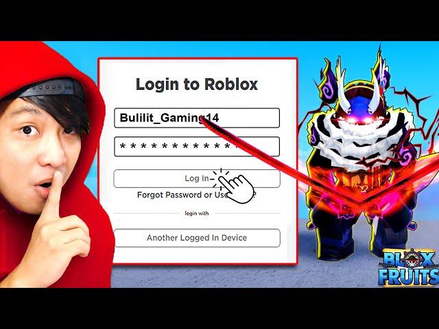 My Son Dual Cursed Katana! - I LOGGED Into My SON BLOX FRUITS Account! Part 4 - ROBLOX