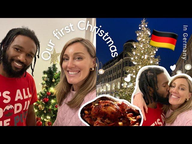 Celebrating our first Christmas in Germany!  Preparing for a Christmas dinner and our presents vlog