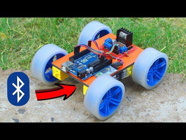 How To Make RC Bluetooth Car - Smartphone Control Car